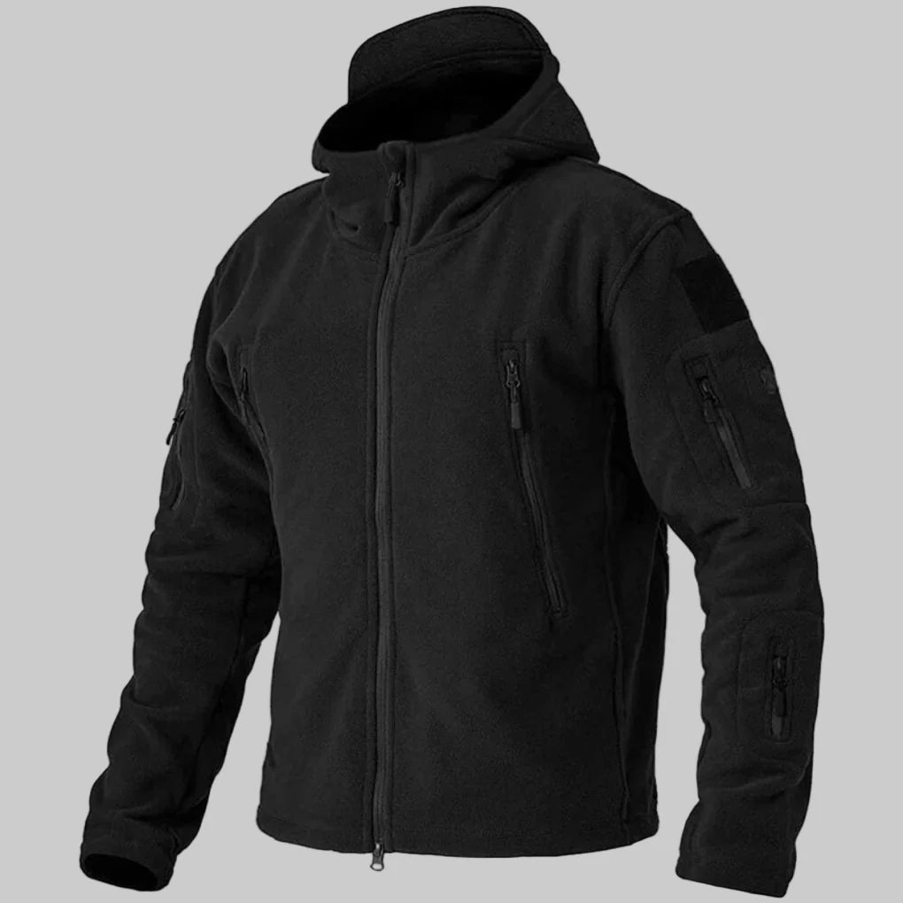 Chaqueta polar cortavientos para hombre: una prenda resistente para el día a día.