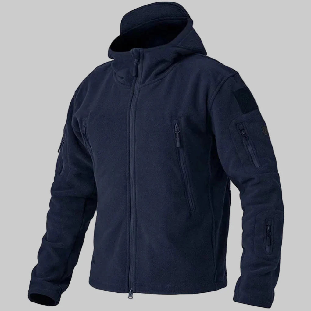 Chaqueta polar cortavientos para hombre: una prenda resistente para el día a día.