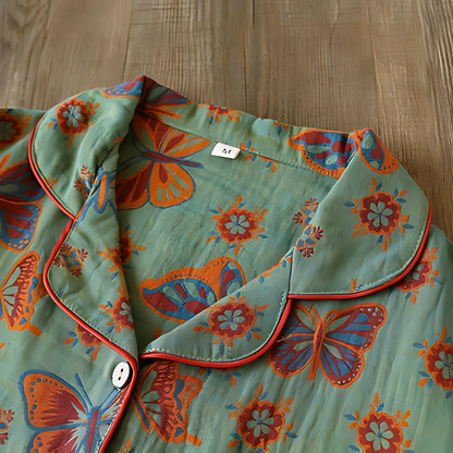 Conjunto de dos piezas de ropa de estar en casa de algodónsas