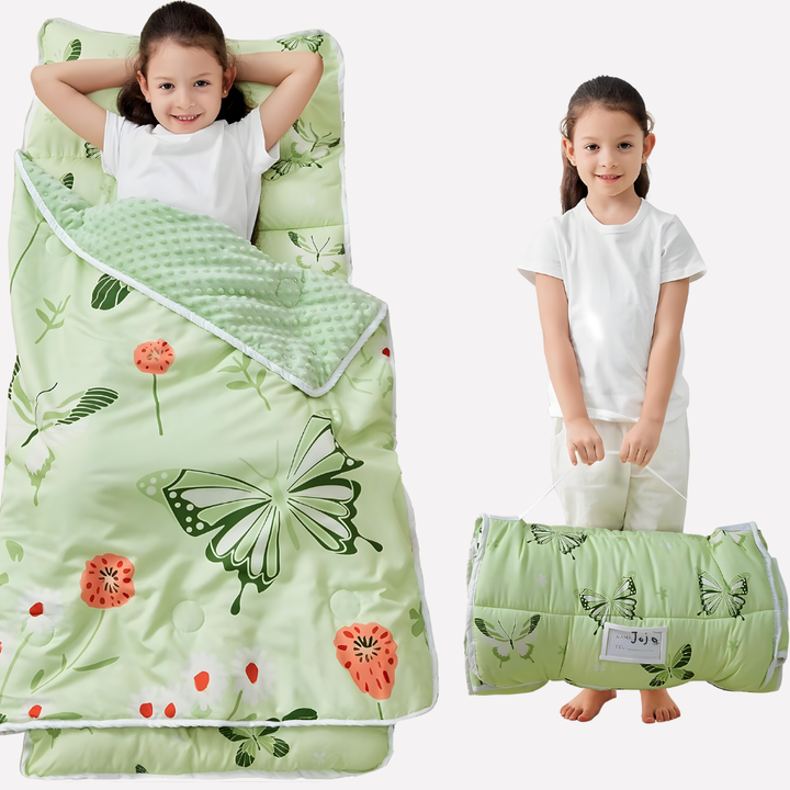 Esterilla de Siesta para Niños Pequeños con Almohada y Manta