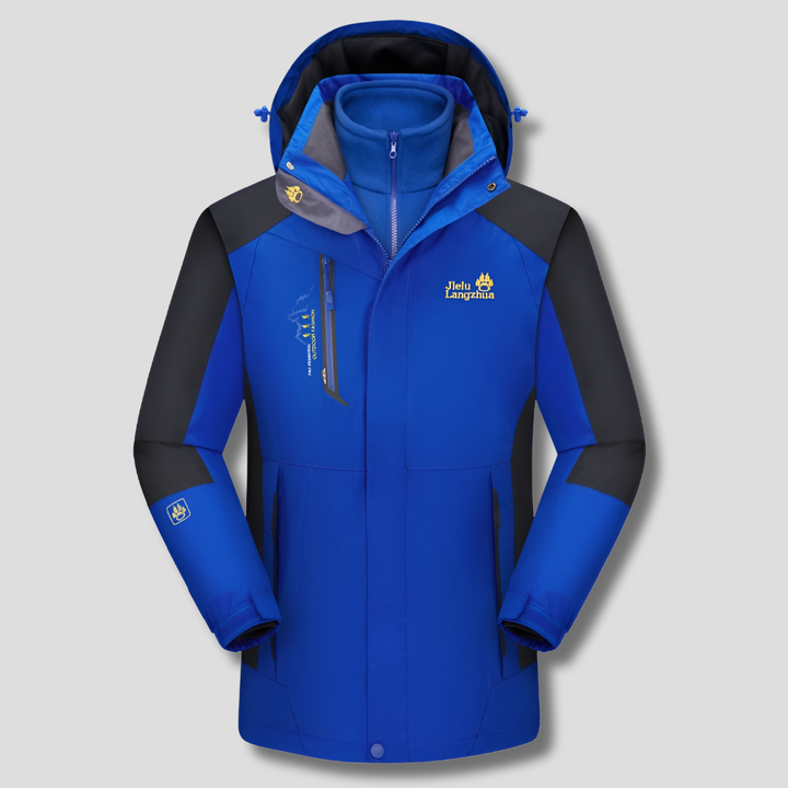 Chaqueta de Esquí 3 en 1 Capa Funcional de Invierno