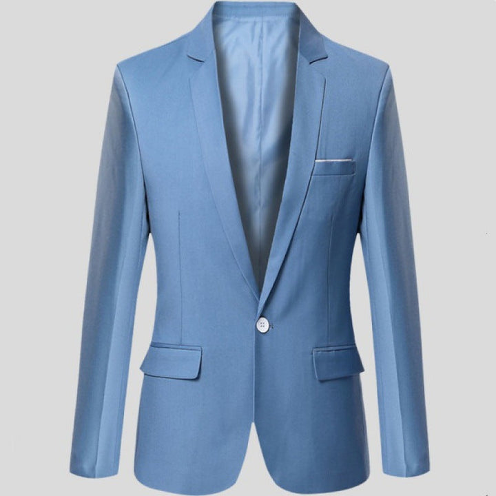 Elegante chaqueta de corte entallado para hombre
