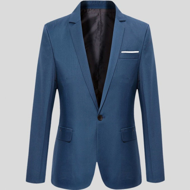 Elegante chaqueta de corte entallado para hombre