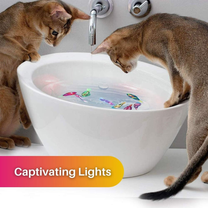 Juego de Juguetes para Gatos Interactivo – Movimiento Realista y Luz Atractiva