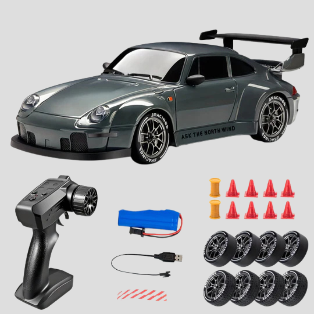 Coche de carreras de derrape RC a escala 1:24