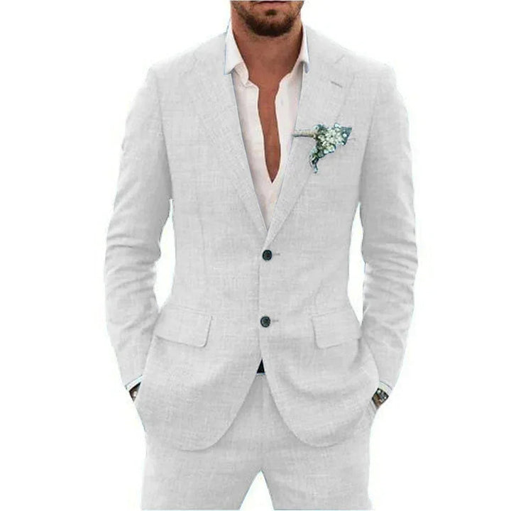 Traje de lino para hombre