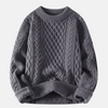 Jersey de invierno de punto liso para hombre
