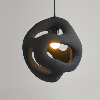 LumiZen | Lámpara de Techo Asimétrica Minimalista de Estilo Wabi-Sabi