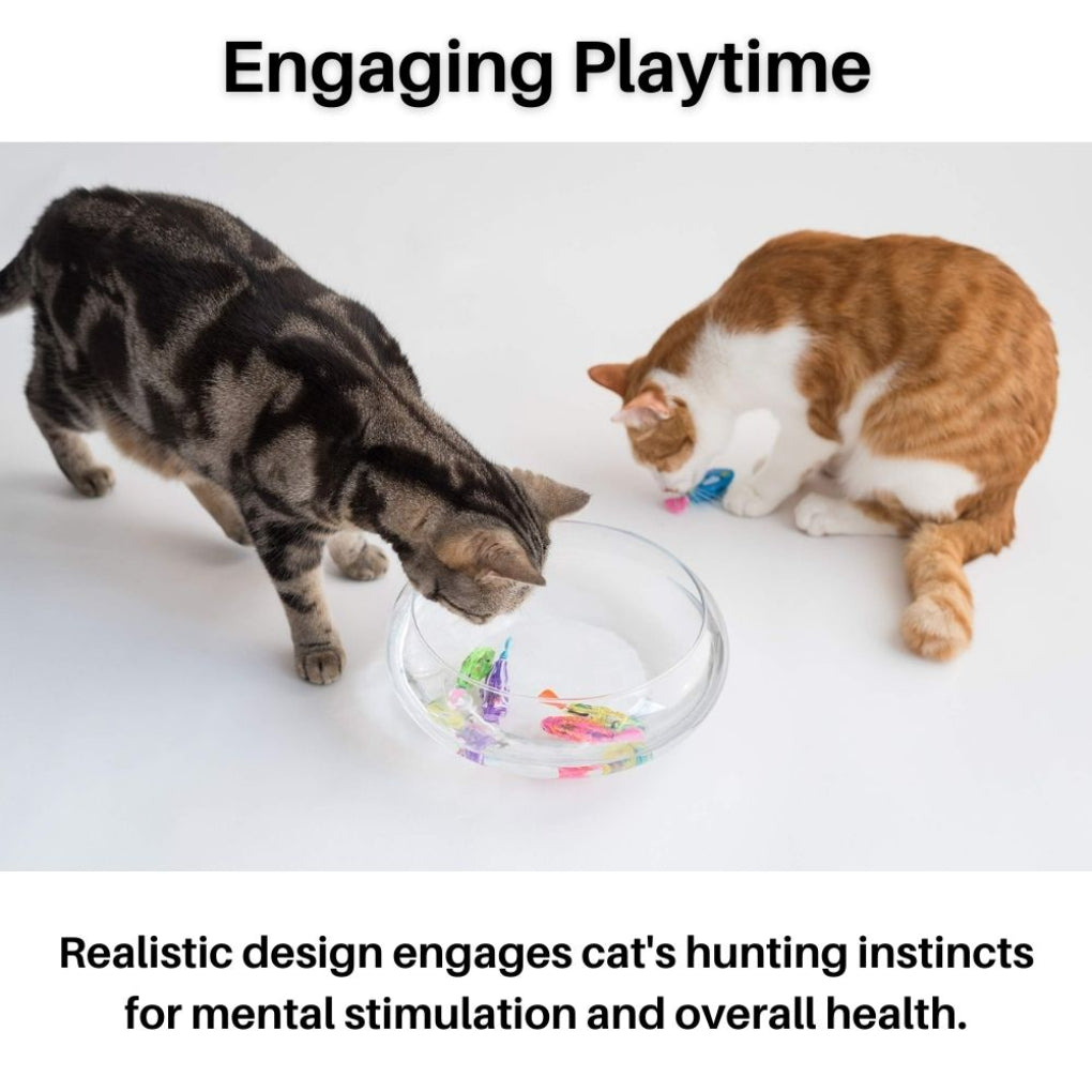 Juego de Juguetes para Gatos Interactivo – Movimiento Realista y Luz Atractiva