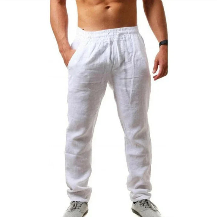 Pantalones de lino para hombre