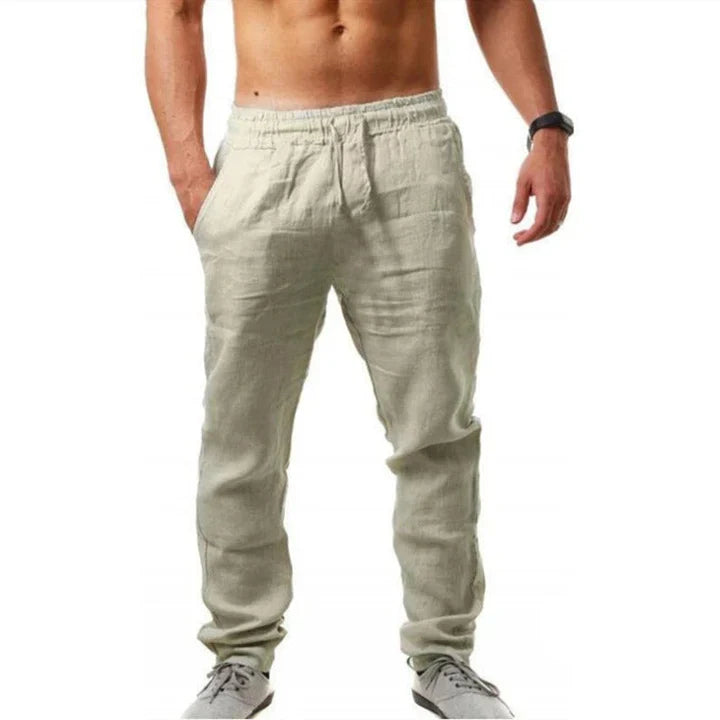 Pantalones de lino para hombre
