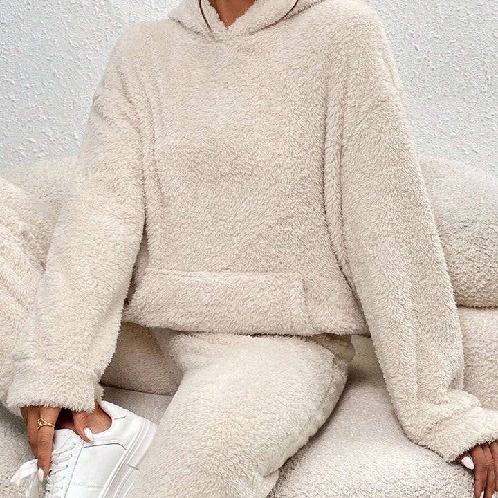 Pijama de felpa con capucha ultracómodo: elegancia acogedora para momentos de relax