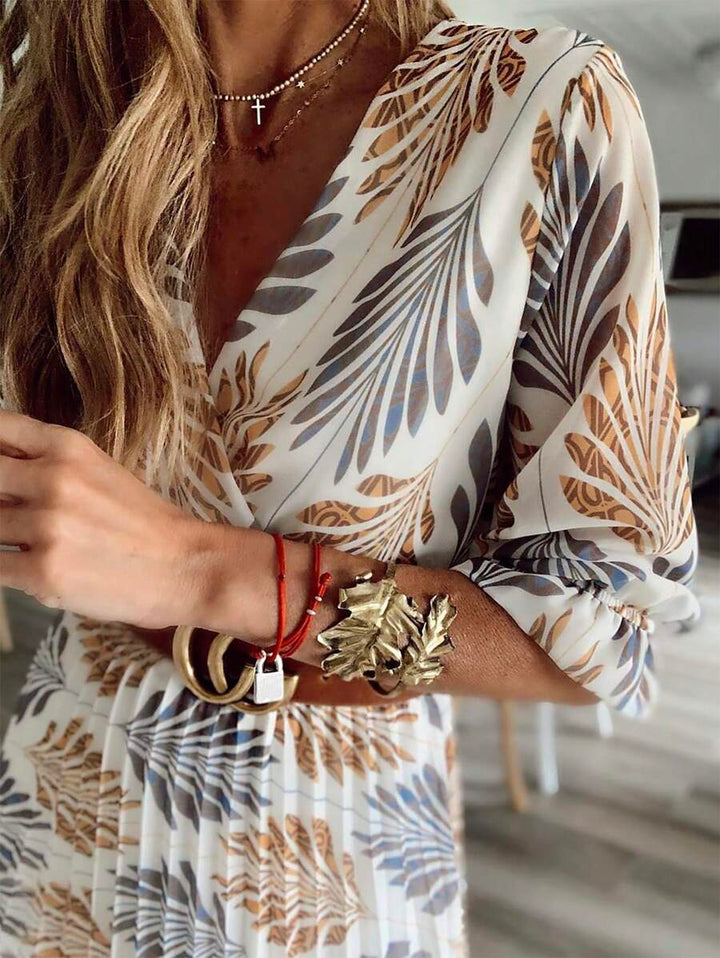 Vestido largo boho con vuelo