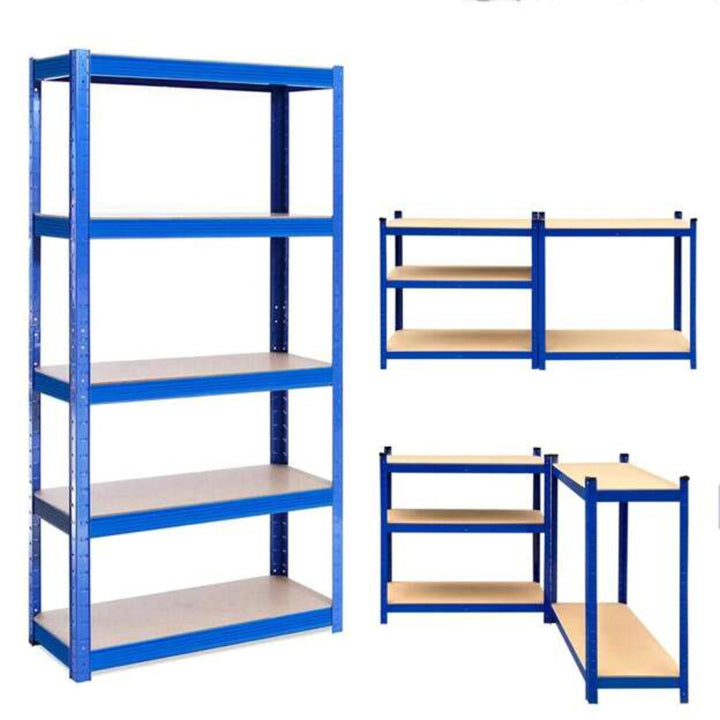 Estanterías de Acero Sin Boltas de 5 Niveles