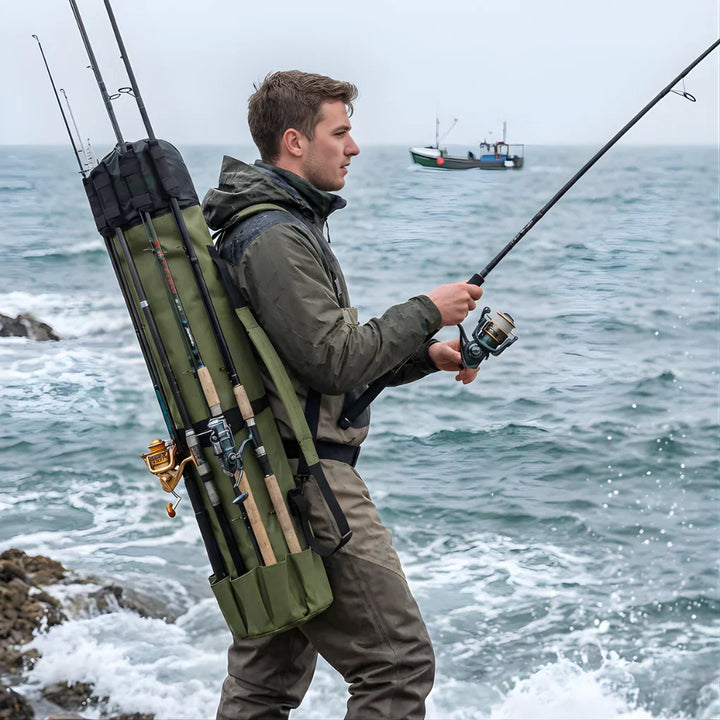 Estuche de Almacenamiento para Cañas de Pesca