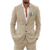 Traje de lino para hombre