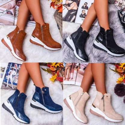 Botines ortopédicos Lisa de piel de altura media para mujer