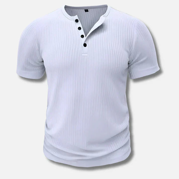 Camiseta Slim-Fit Henley para hombre