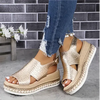 Sandalias de plataforma elegantes para mujer