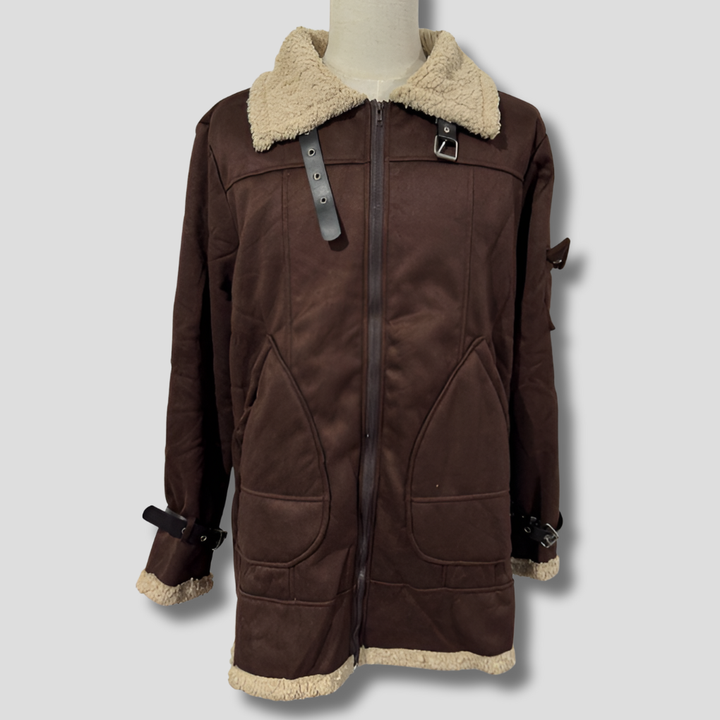 Chaqueta Biker Camel para Hombre
