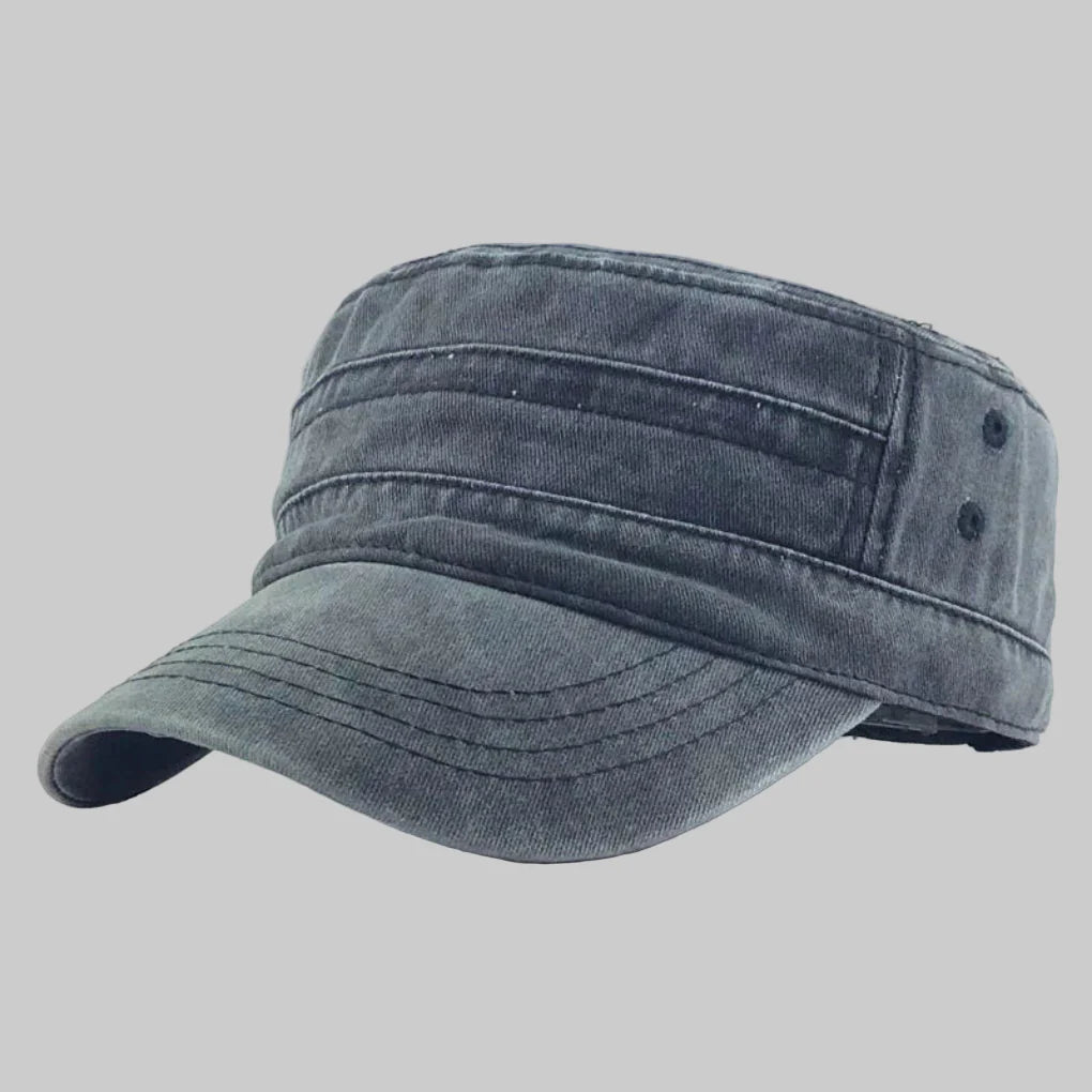 Gorro militar retro para hombre