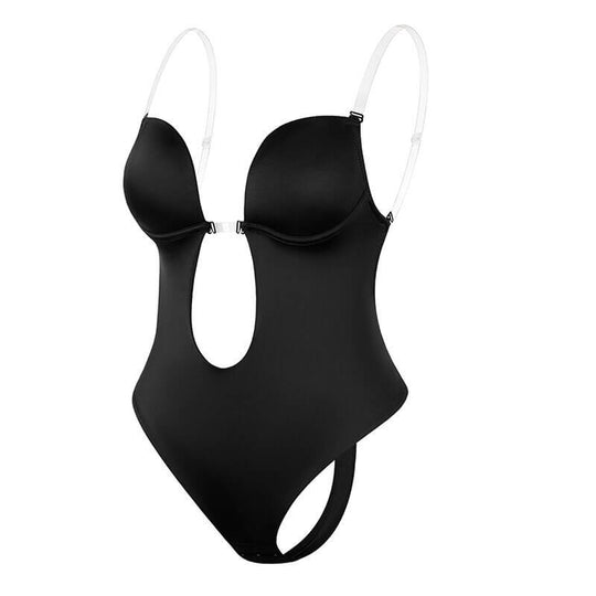 Lizy: faja moldeadora con escote en V profundo y espalda descubierta para una elegancia sin costuras