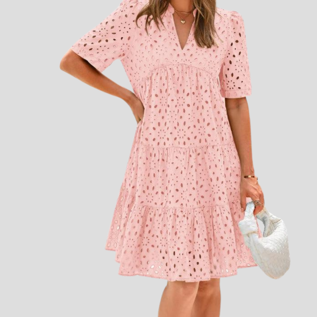 Vestido de verano de crochet para mujer
