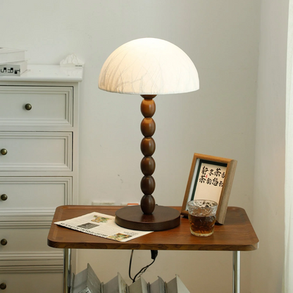 Solenya – Lámpara de Mesa Minimalista con Luz Cálida