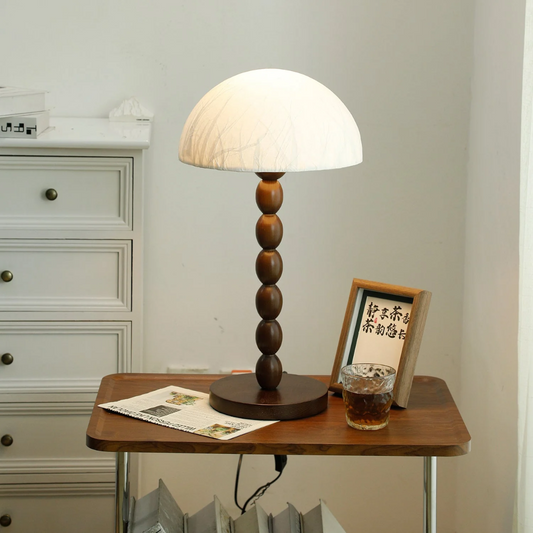 Solenya – Lámpara de Mesa Minimalista con Luz Cálida