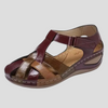 Sandalias de cuero con soporte para el arco para mujer