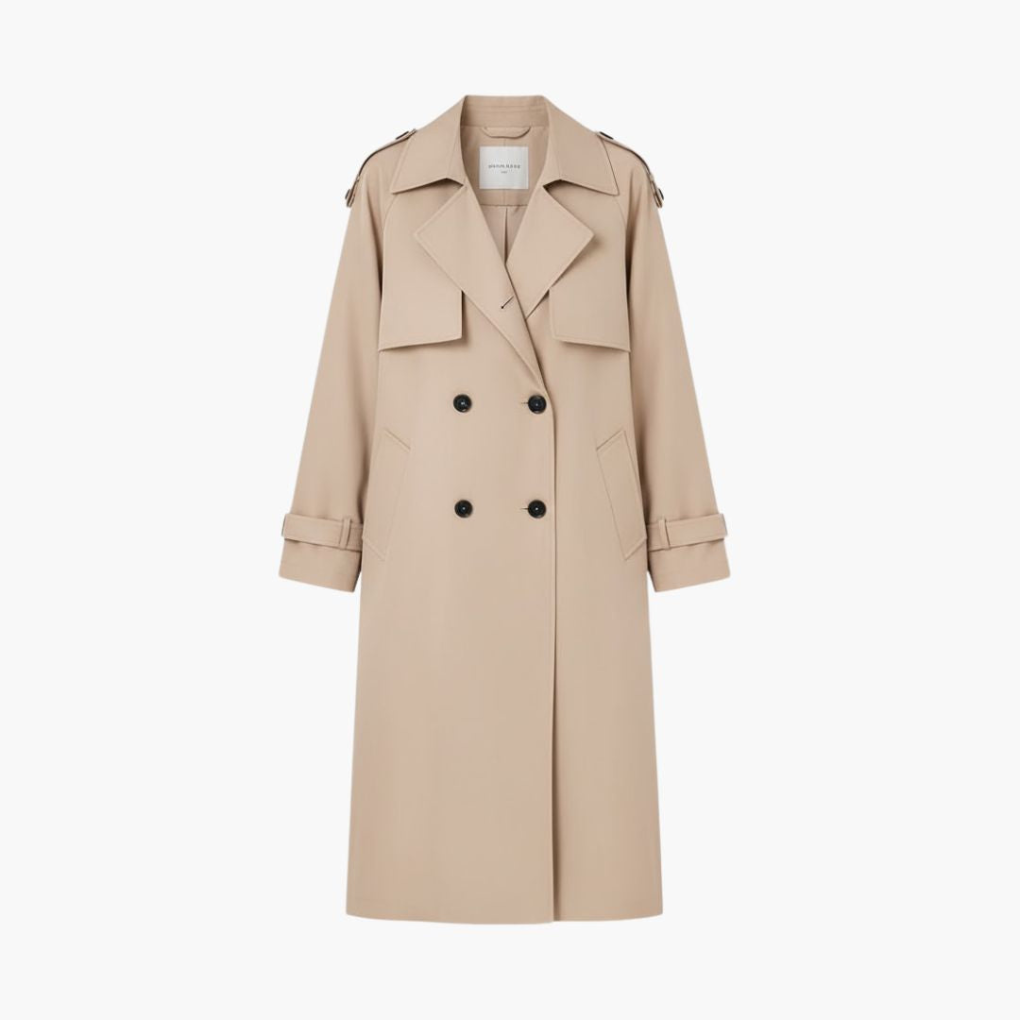 Abrigo Trench de Mujer con Botones Precio de Oferta
