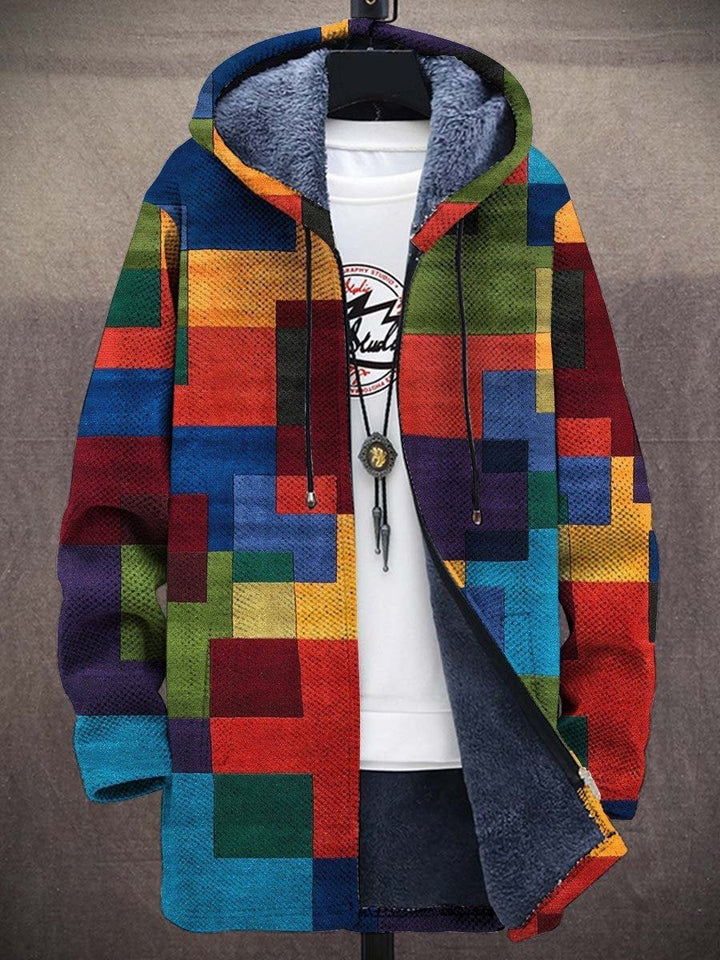 Milan – Chaleco retro con bloques de color para hombre