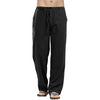 Lino – Pantalones de lino transpirables para hombre con corte oversize