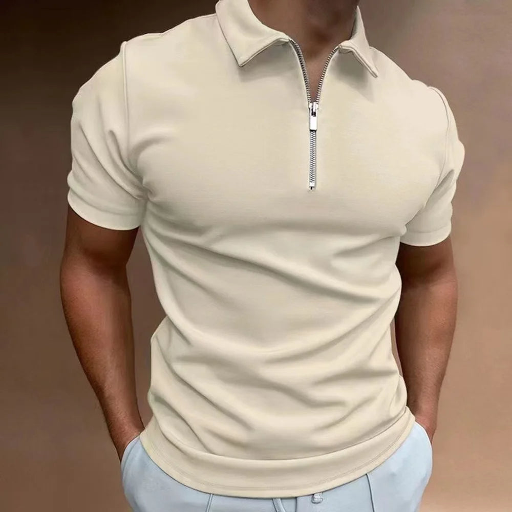 Polo con cuello con cremallera: la sofisticación moderna se une a la comodidad del día a día