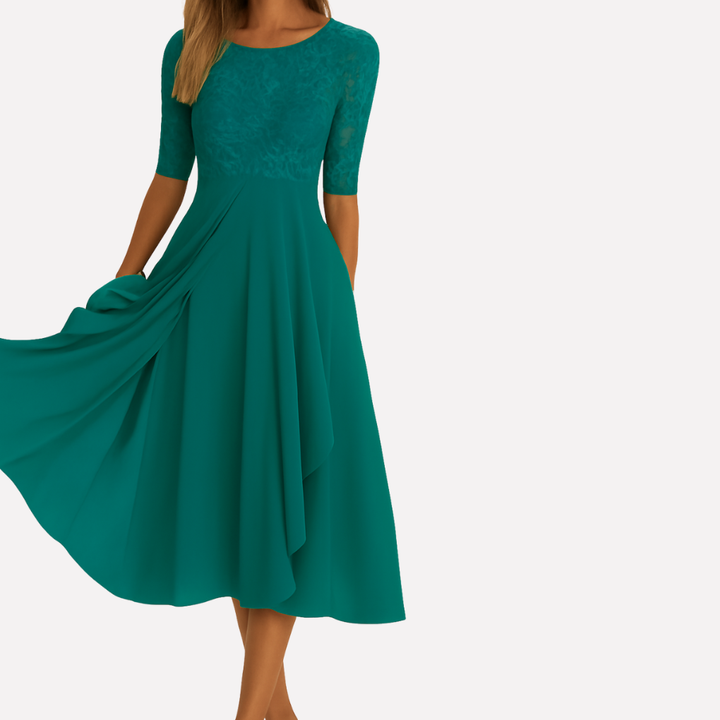 Vestido Maxi para Mujeres con Encaje