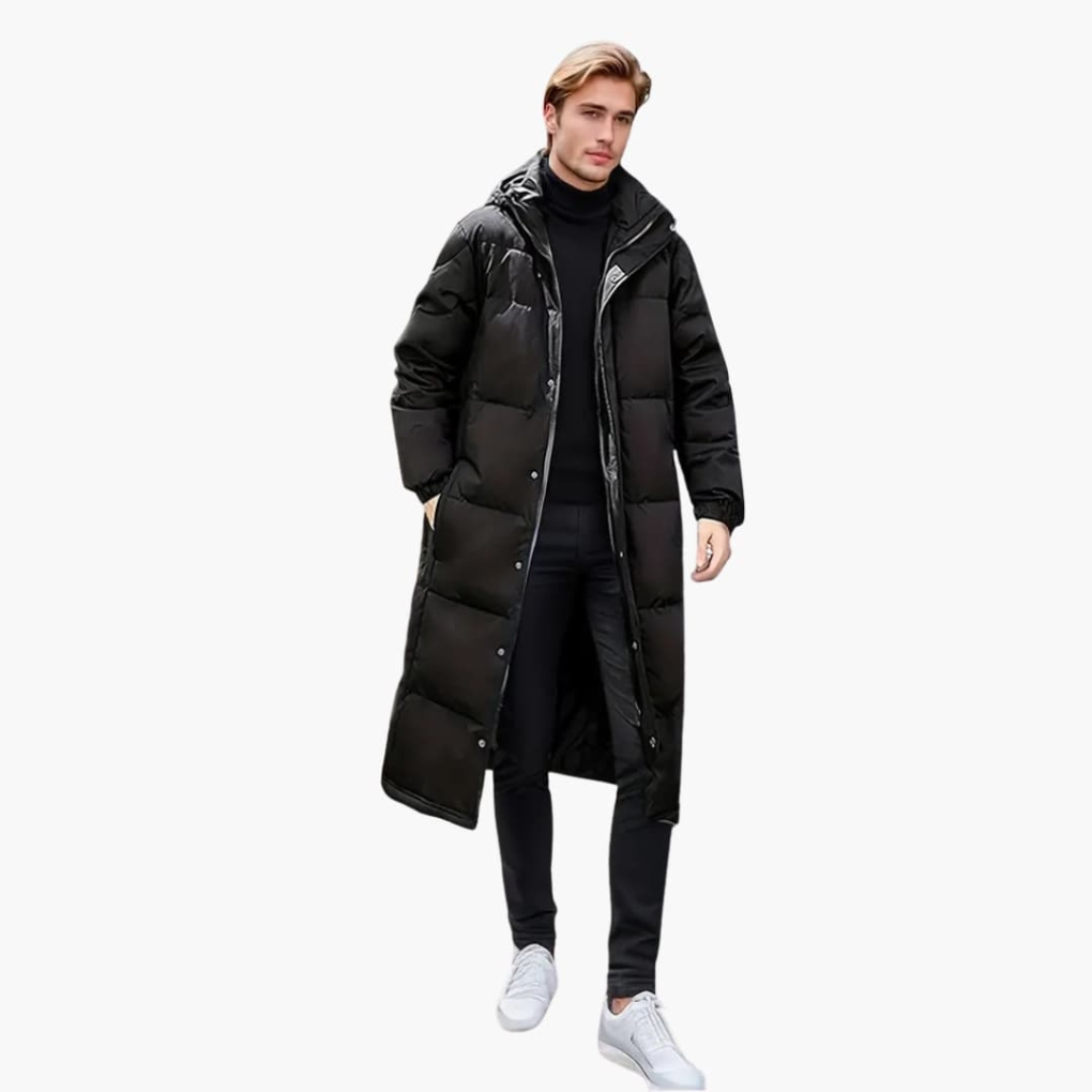 Chaqueta Padded para Hombres para Invierno con Cremallera Completa
