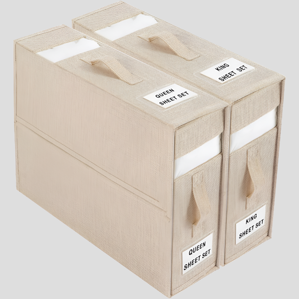 Caja Organizadora de Sábanas Plegable