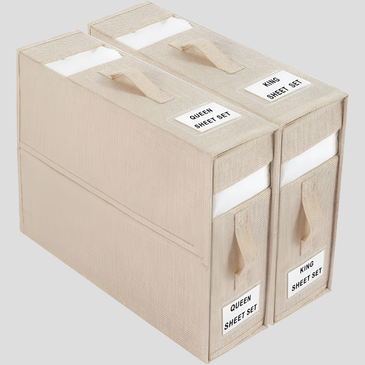 Caja Organizadora de Sábanas Plegable