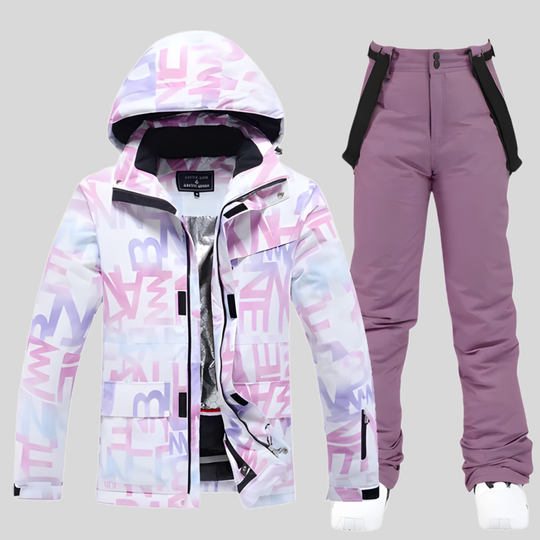 Conjunto de Equipamiento de Esquí Diseño Funcional de Invierno