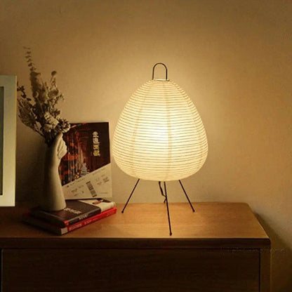 HikariZen | Lámpara de Mesa Japonesa con Diseño Moderno