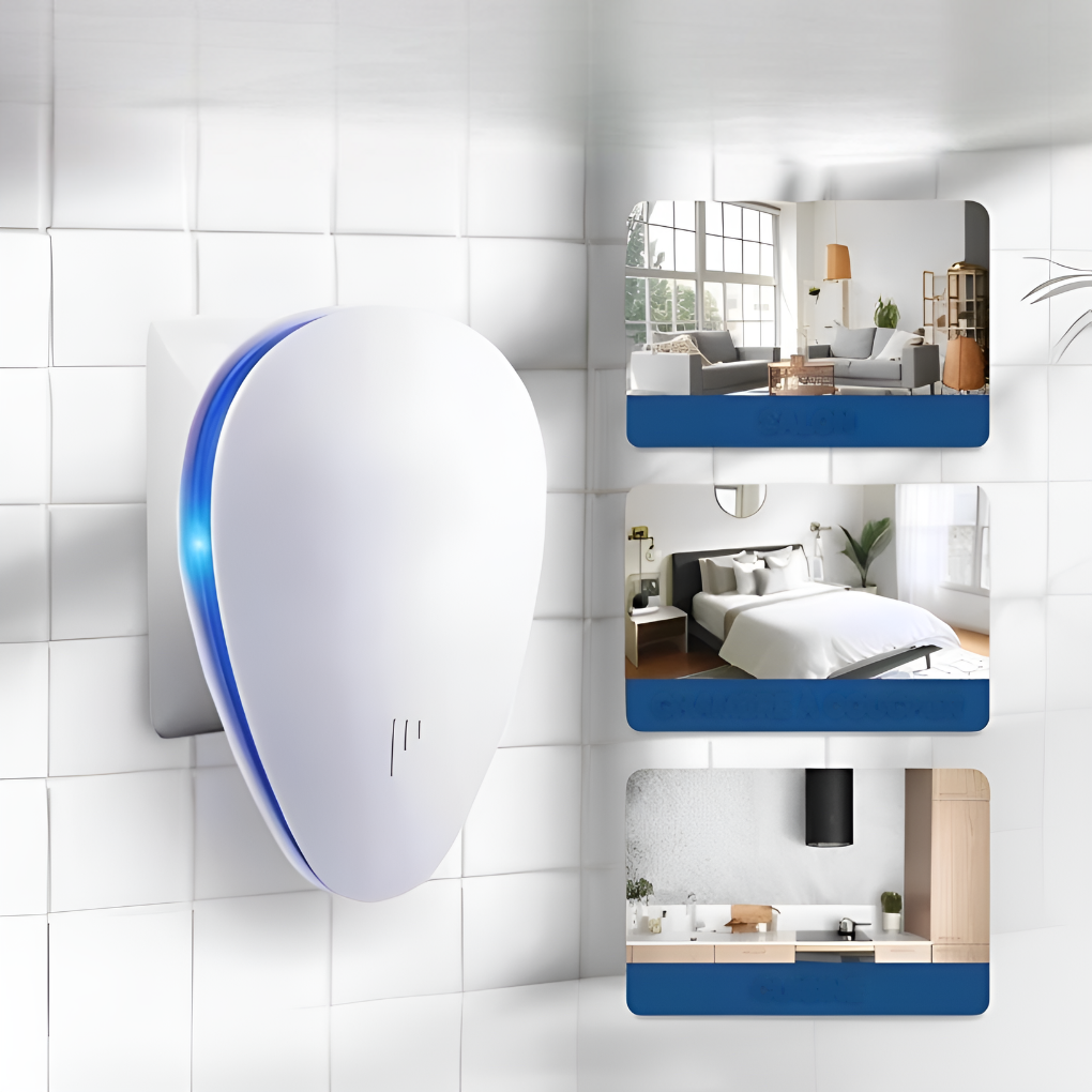 Repelente ultrasónico para control eficaz de plagas