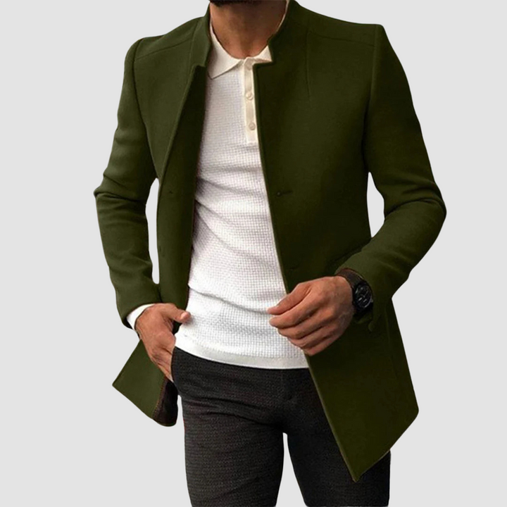 Abrigo largo clásico para hombre