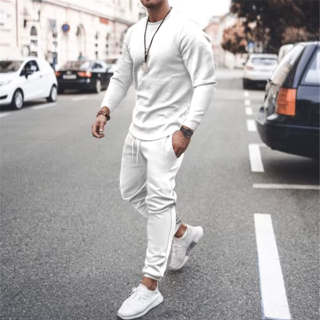 Conjunto casual de dos piezas para hombre