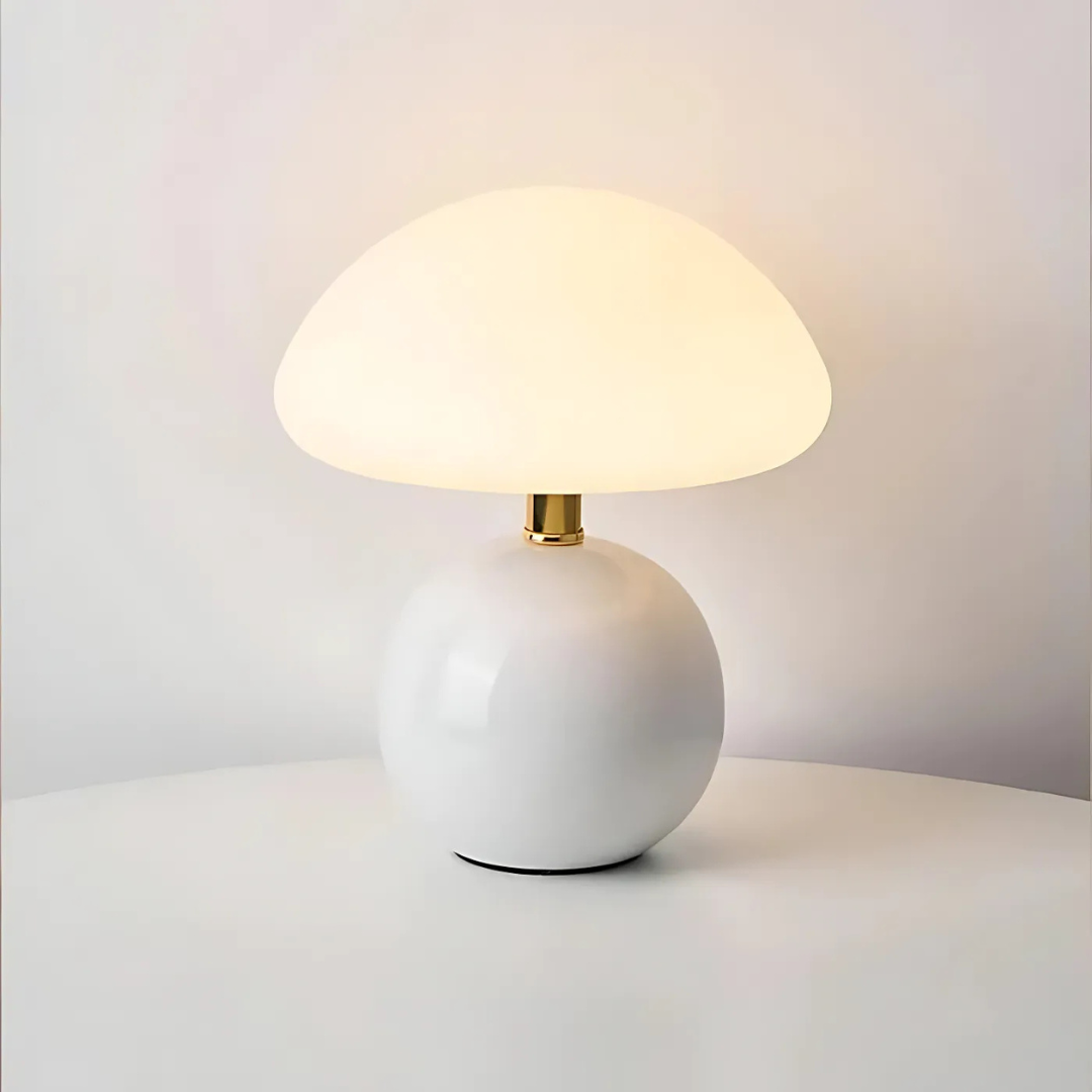 Solina – Lámpara de Mesa LED en Forma de Seta con Estilo