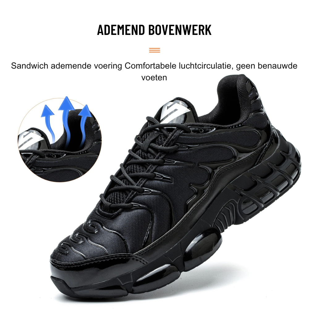Zapatos de seguridad con puntera de acero para hombre