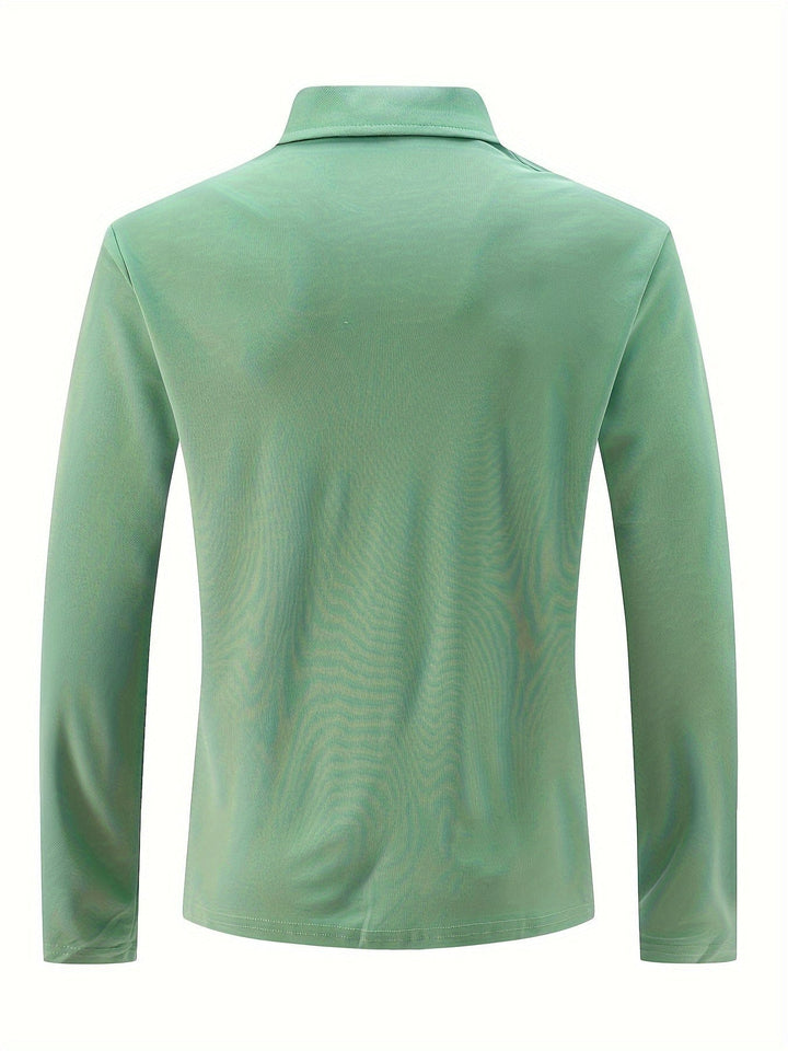 Polo de Manga Larga para Hombre: Comodidad y Estilo para el Otoño