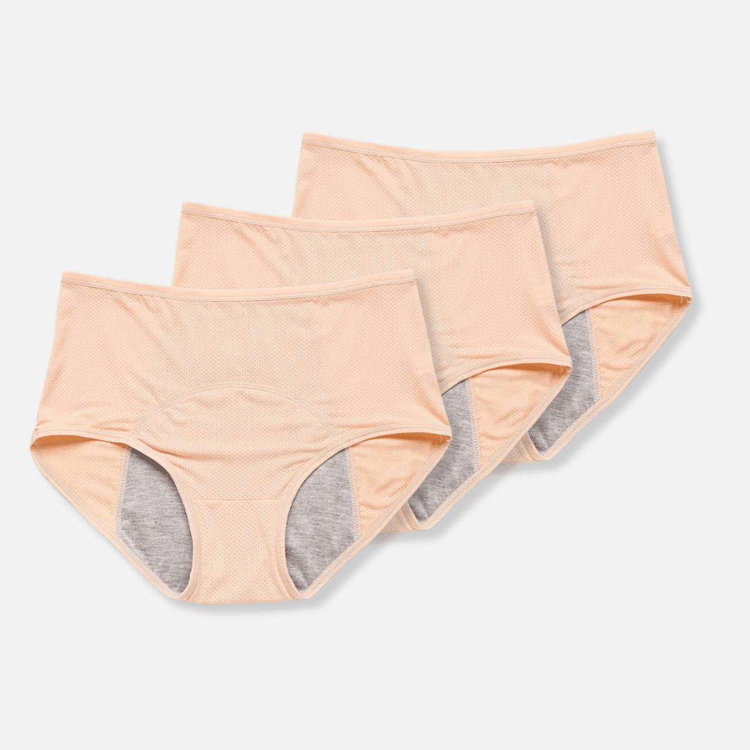 Ropa interior menstrual a prueba de fugas (paquete de 3)