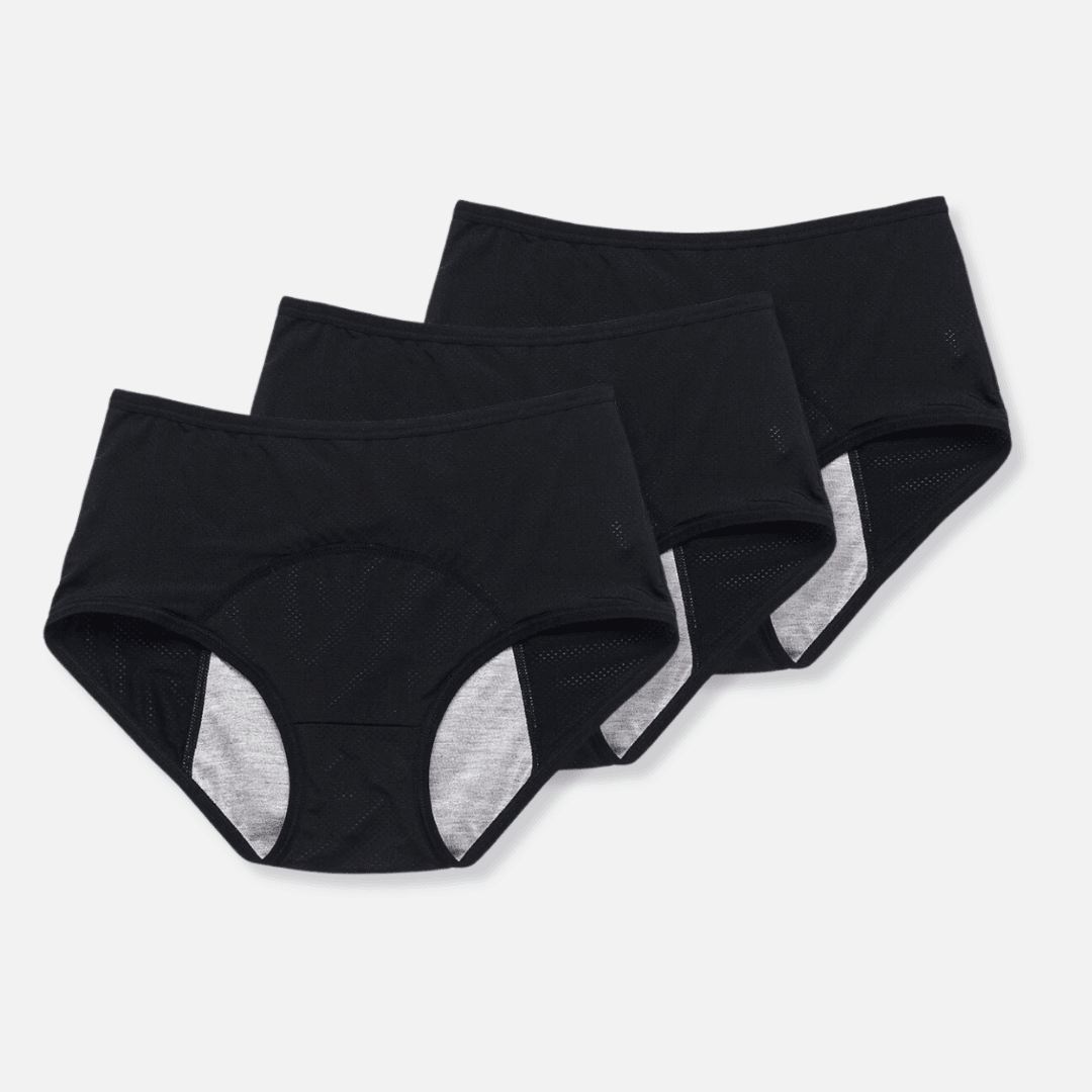 Ropa interior menstrual a prueba de fugas (paquete de 3)