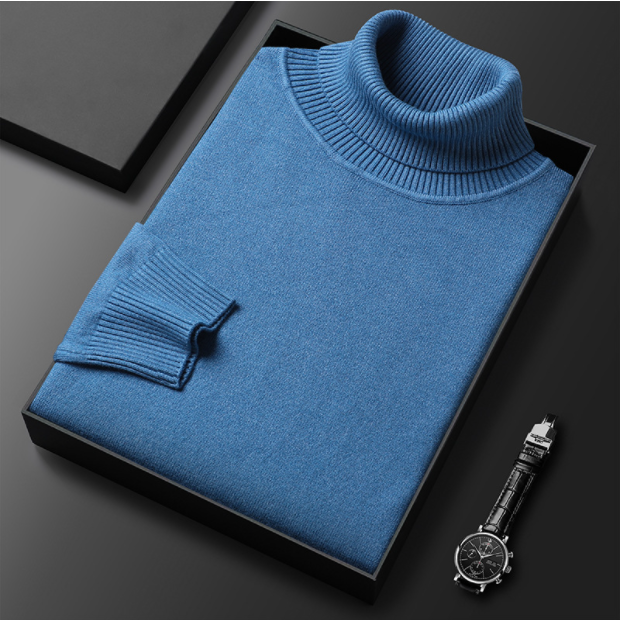 Suéter de Cuello Alto de Lujo para Hombre: Elegancia y Comodidad para el Día a Día