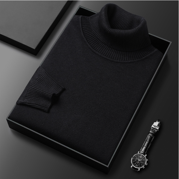 Jersey de cuello alto para hombre